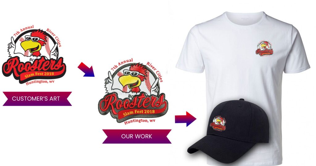 embroidery digitizing service